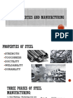 Steel Properties and Manufacturing