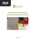 Estudo Sobre a Governacao Municipal Na Cidade de Maputo
