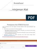 Sosialisasi Peminjaman Alat