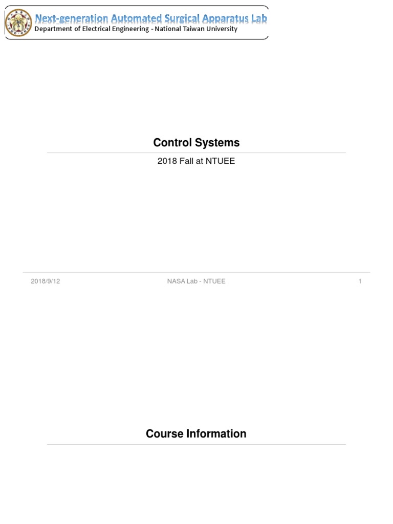 Control System | PDF | Control Theory | Laplace Transform