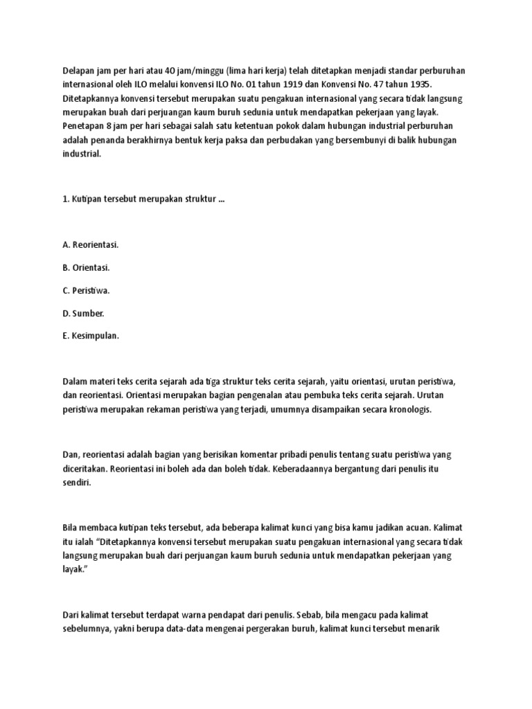 Struktur Orientasi dalam Teks Sejarah | PDF | Politik | Kajian Bahasa Asing