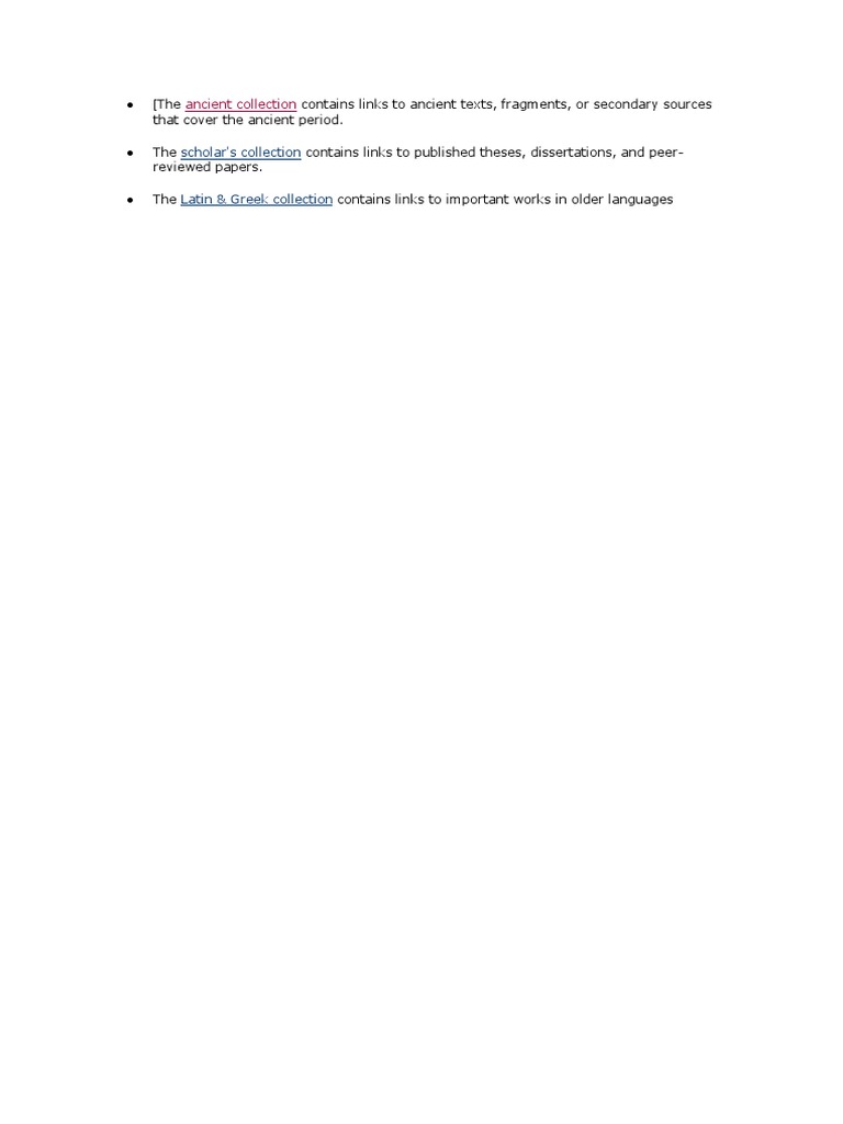 Ancient Texts and Scholarly Resources | PDF | Languages | Language Arts ...
