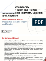 AS6032: Contemporary Relations of Islam and Politics: Deconstructing Islamism, Salafism and Jihadism