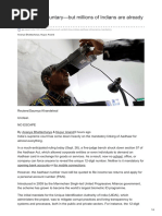 Aadhaar is Voluntary but Millions of Indians Are Already Trapped