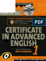 Cambridge Certificate in Advanced English Tests PDF