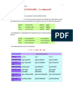 GRAMMAIRE ET EXERCICES SUBJONCTIF.pdf