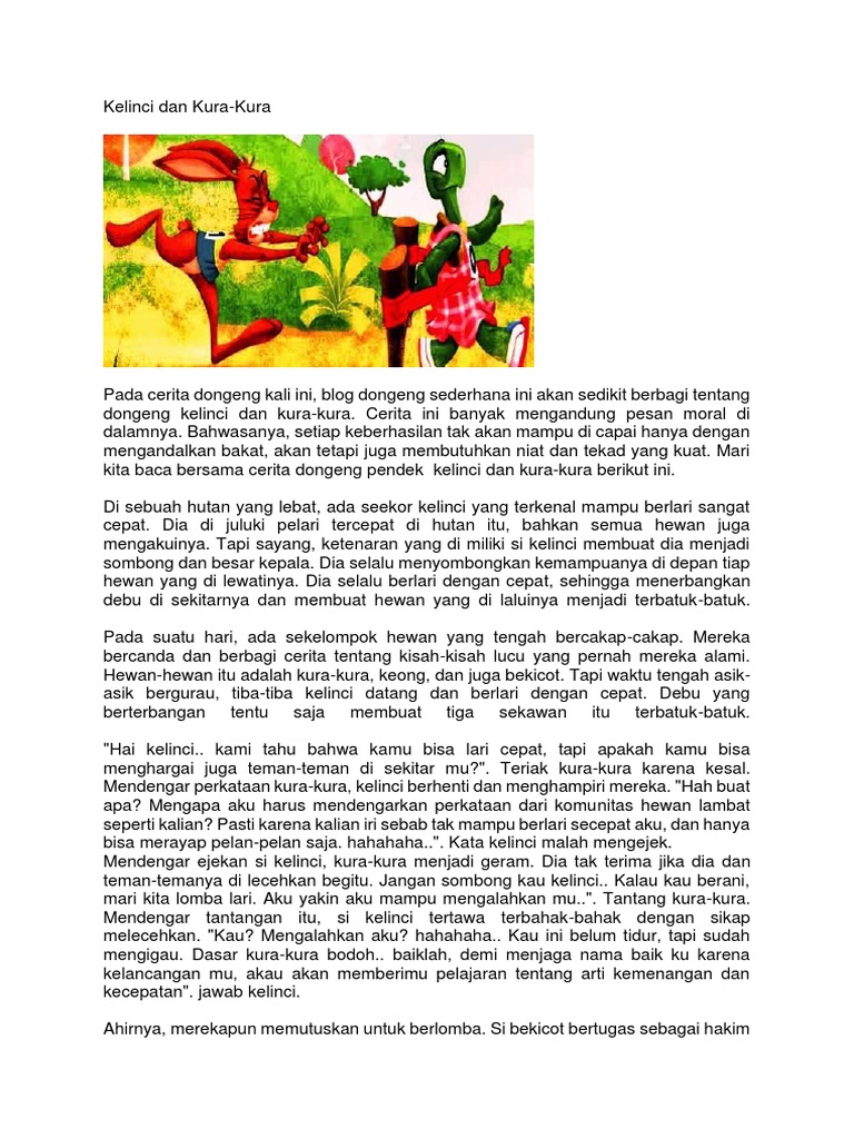 Kumpulan Dongeng Legenda Bahasa Sunda Pendek Tugas Sekolah