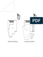 Roof Deck Plan (Option 1) Roof Deck Plan (Option 2)