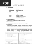 MODELO DE PLAN DE DESARROLLO CURRICULAR N° 4