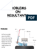 B17 Statics - Resultants - Problems PDF