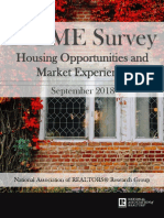 2018 Q3 Homeownership Opportunities and Market Experience (HOME) Survey