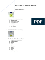 Product Aplication of Pt. Asahimas Chemical
