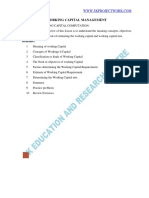 Working Capital Management PDF