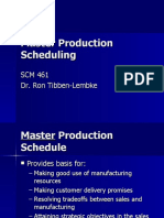 Master Production Scheduling