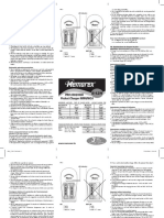 Incarcator Acumulatori Memorex PDF