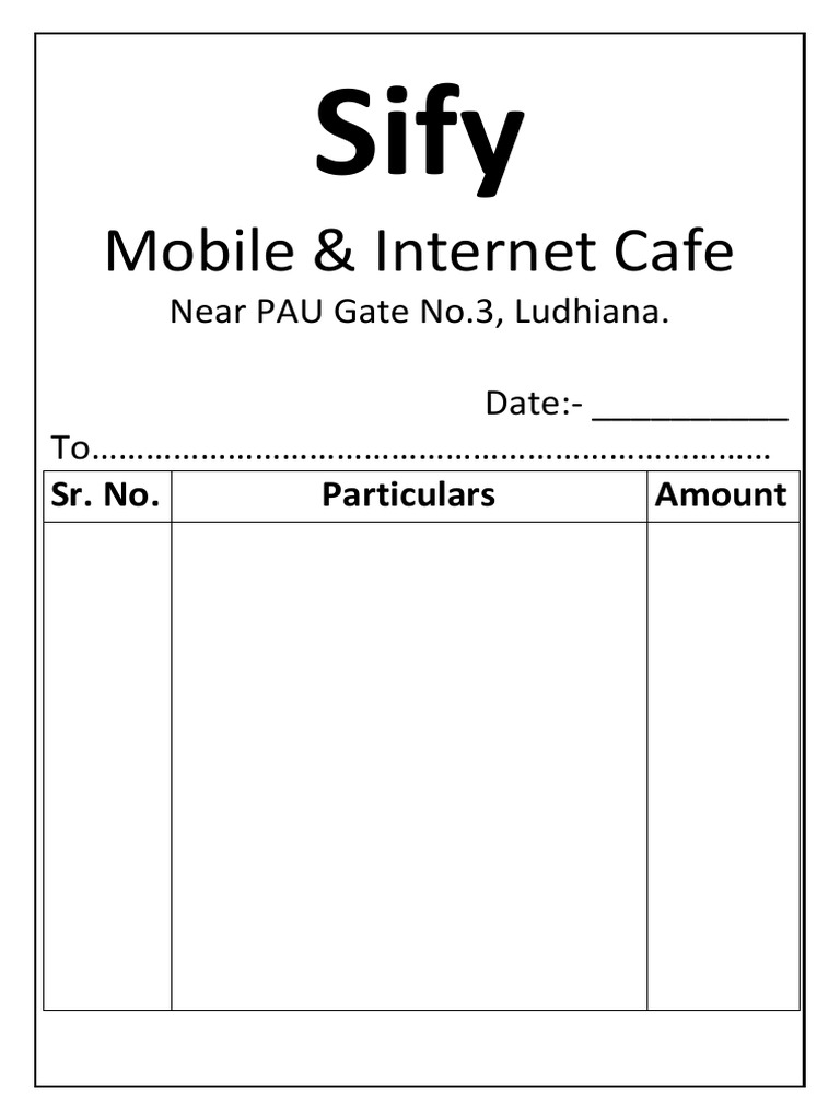 Stationery & Xerox Bill