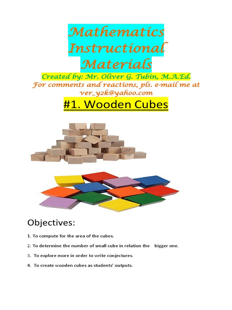 Math Instructional Materials Oliver PDF