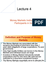 Money Markets Instruments, Participants in India
