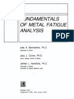 BANNANTINE, J. A. et al. Fundamentals of metal fatigue analysis..pdf