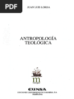 Libro Antropologia Teologica Juan Luis Lorda