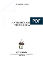 Libro Antropologia Teologica Juan Luis Lorda
