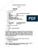 Sílabo de Taller de Comprensión de Textos Académicos