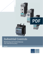 Manual Monitoring Relay SIRIUS Monitoring Devices