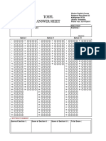 340088616 TOEFL Answer Sheet PDF