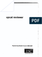 UPCAT Reviewer 2006 2007 PDF