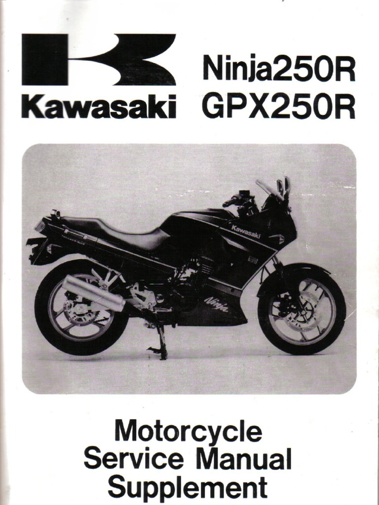 Ninja 250 Valve Adjustment Guide | PDF | Engines | Transportation