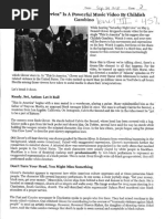 Childish Gambino Video Shown to 7th Grade Class