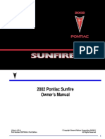 2002 Pontiac Sunfire Owners Manual