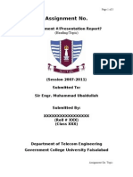 Assignments Format