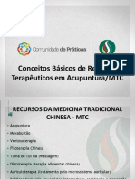 Conceitos Básicos de Recursos Terapêuticos em Acupuntura/MTC