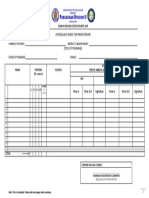 1 - Sgod-Hrd Form No. 1-A - Attendance Sheet For Participants
