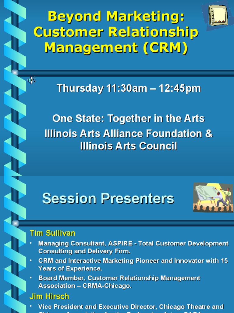 Beyond Marketing: Customer Relationship Management (CRM) | PDF ...