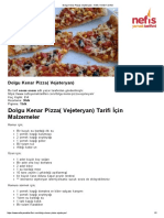 Dolgu Kenar Pizza - Nefis Yemek Tarifleri