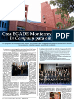 Crea EGADE Monterrey Maestrías InCompany para Empresas