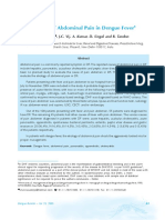 Etiology of Abdominal Pain in Dengue Fever: S. Khanna, J.C. Vij, A. Kumar, D. Singal and R. Tandon