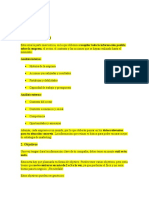 Análisis Situacional: Sobre La Empresa, El Sector, El Contexto y Las Acciones Que Se Hayan Realizado Hasta El