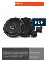 JBL Club Speaker SpecSheet English