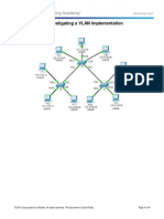 3.1.2.7 Packet Tracer - Investigating A VLAN Implementation Instructions