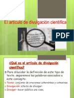 Articulo de Divulgacion Cientifica