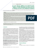 Model For End Stage Liver Disease (MELD) and Child-TurcottePugh (CTP) PDF