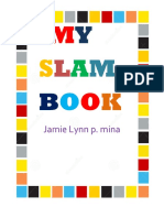 MY SLAM BOOK Sample