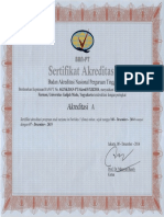 BAN PT Prodi S1 2014 2019 Sertifikat Akreditasi A PDF