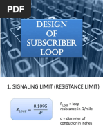 Design of Subscriber Loop