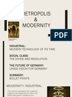 Metropolis & Modernity