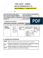 Sesion Matem 5to 4to 26-09-18 N Primos Compuestos MCM MCD