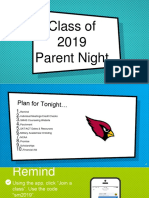 Senior Parent Night Presentation 9
